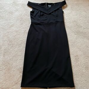 ECI Black Strapless Dress